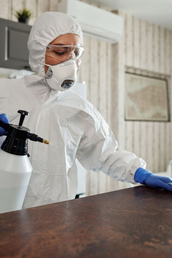Meth decontamination clean